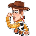 toy story woody funny sticker 9
