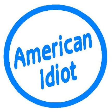 Americal Idiot Decal