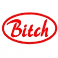 Bitch Vinyl Sticker - 582