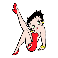 Betty Boop Decals Color 3