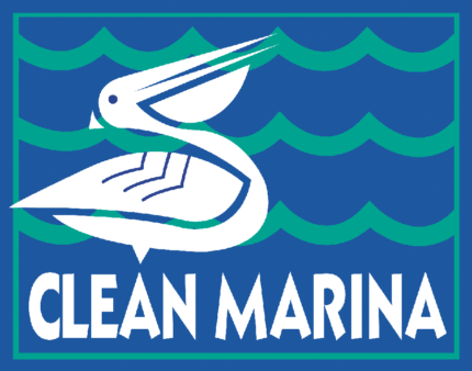Clean Marina Logo Sticker 2