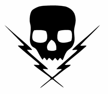 Death By Stereo Skull Band Vinyl Decal Stickers