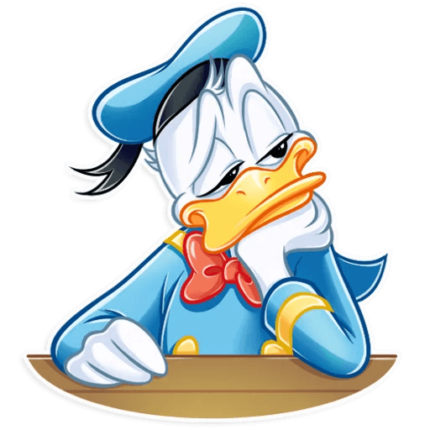 donald duck daisy duck disney cartoon sticker 09