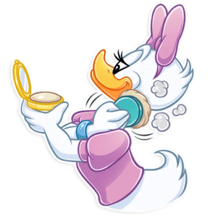 donald duck daisy duck disney cartoon sticker 16