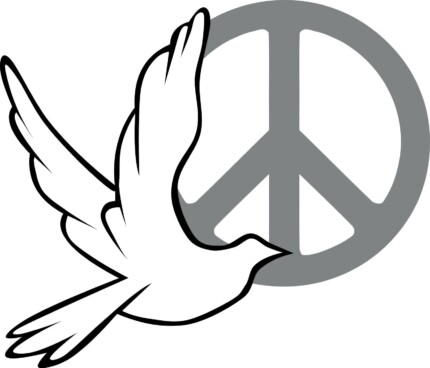 Dove of Peace Sticker 3