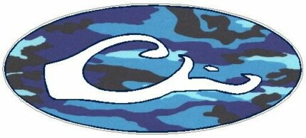 DRAKE OVAL DECAL - Blue Camo FILL