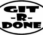 GIT R DONE Oval Decal