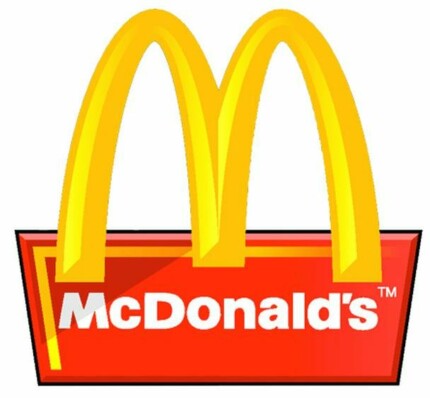 McDonalds-Logo FAST FOOD STICKER 2