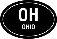 Ohio Oval Decal
