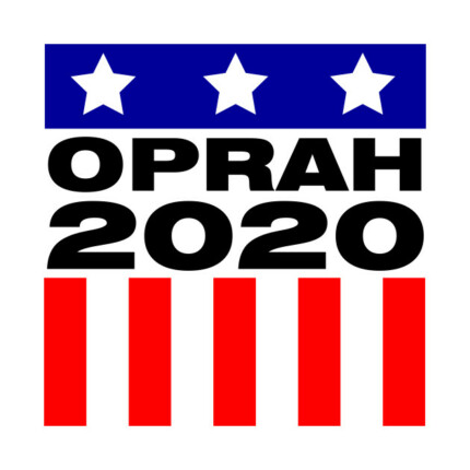 OPRAH FOR PRESIDENT 2020 STICKER