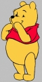 winnie the pooh standing sticker 3