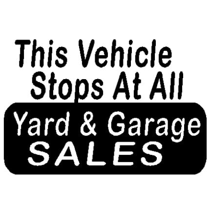 Yard Sales Decal - 556