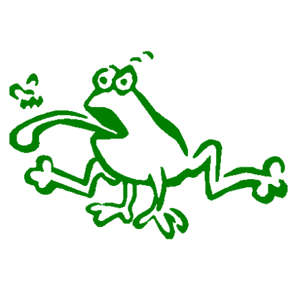 Frogger sticker