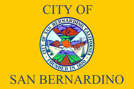 California Bernardino City Flag Decal