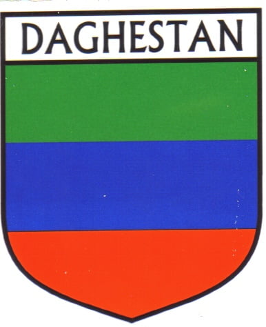 Daghestan Flag Crest Decal Sticker
