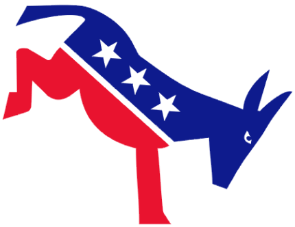 Democratic donkey sticker 3