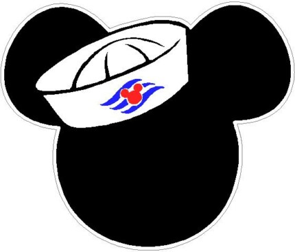 Disney Cruse Line Mickey Head Logo