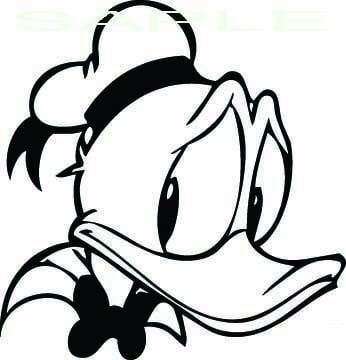 Donald Duck Sticker 2
