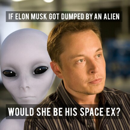 elon_FUNNY alien SPACE EX sticker