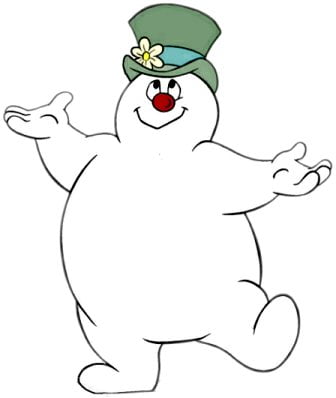 Frosty the Snowman Color Decal