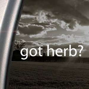got herb decal pot weed marijuana window sticker