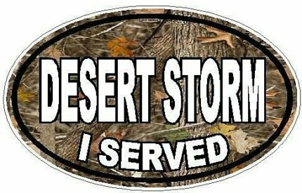 I Served Desert Storm FILLS Camo Nature