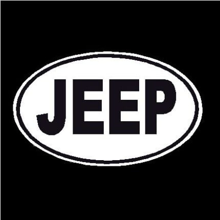 JEEP Oval Decal
