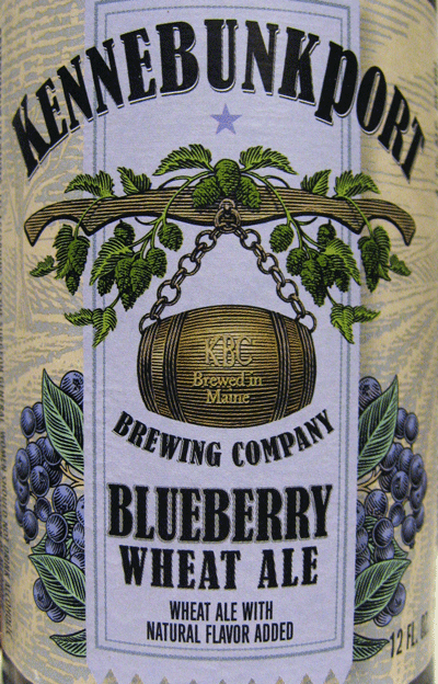 KennebunPort Blueberry Label Decal Sticker