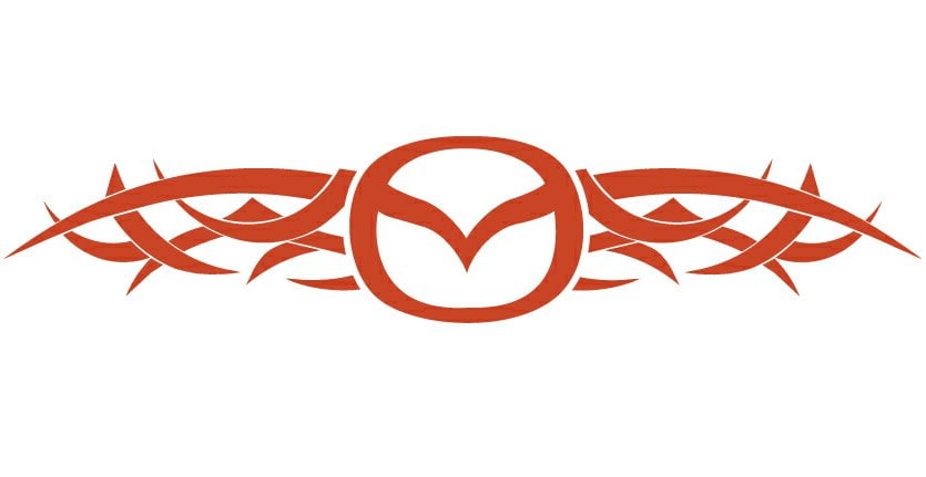 Mazda Tribal Back Auto Graphics - Pro Sport Stickers