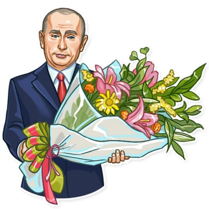 president vladimir putin political sticker 21