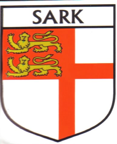 Sark Flag Crest Decal Sticker