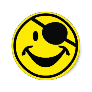 Smile Pirate Sticker