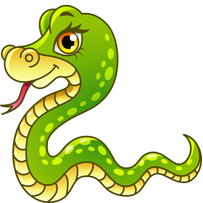 snake-cartoon sticker