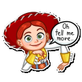 toy story woody funny sticker 14