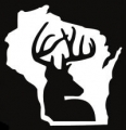 Wisconsin Whitetail Deer Hunting Window Decal
