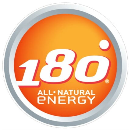 180 Energy Drink Logo