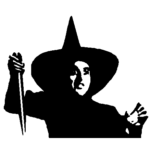 Wicked Witch vinyl car decal