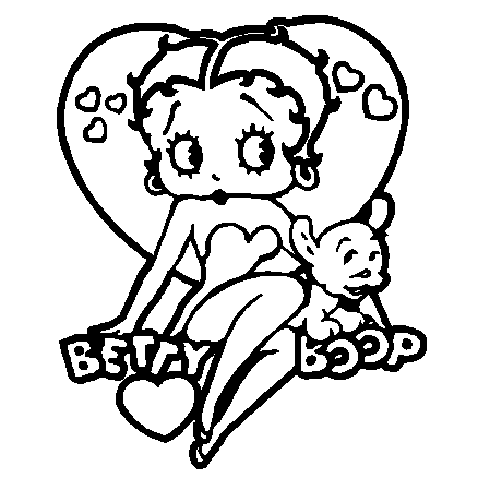 Betty Boop with Dog