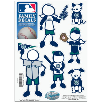 Mariners Stick Family Decal Pack
