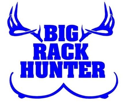 Big Rack Hunter Die cut Decal 33