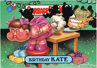 Birthday KATE Funny Sticker Name Decal