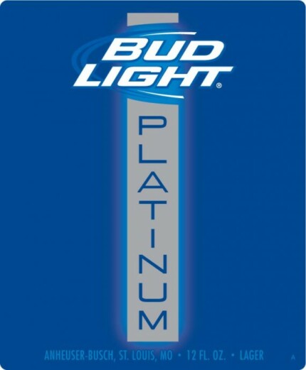 Bud Light Platinum Logo Decal 2