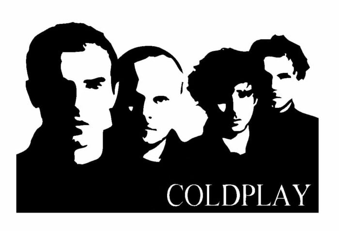 Coldplay Guys Band Vinyl Decal Stickers