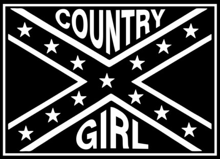 Country Girl Rebel Flag