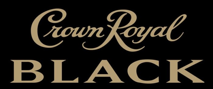 Crown Royal Black Diecut Decal