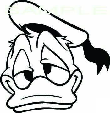 Donald Duck Sticker 1