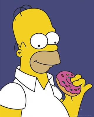Homer Donut Hmmm Decal