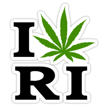 I Marijuana Road Island Sticker