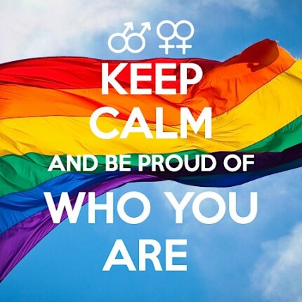 keep calm pride sticker