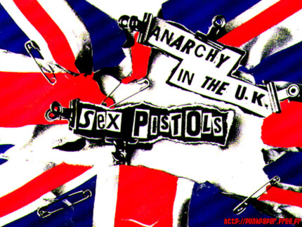 Sex Pistols 2 Color Band Decal